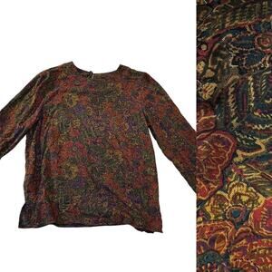 Vintage Patterned Blouse